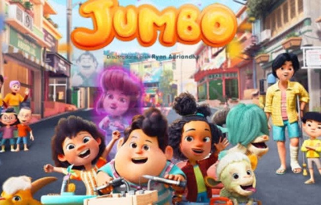 Ilustrasi Film Animasi Jumbo karya anak bangsa kini telah tayang di sejumlah negara. [Instagram]